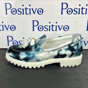Buscemi Black and White Loafers